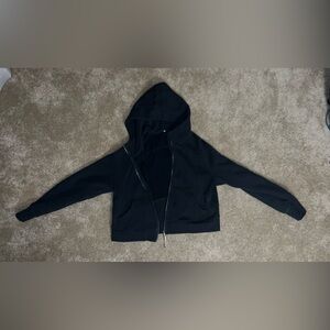 LULULEMON Black scuba oversized full zip XS/S